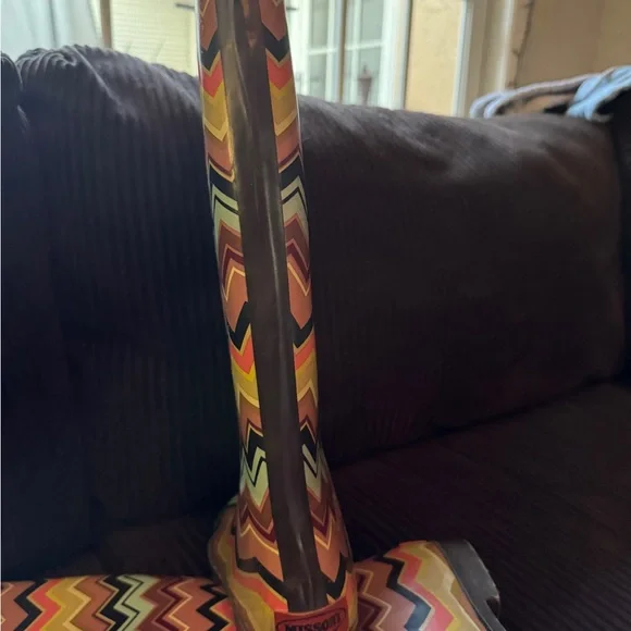 Missoni Target Colorful Zigzag Women's Rain Boots - Picture 3 of 7